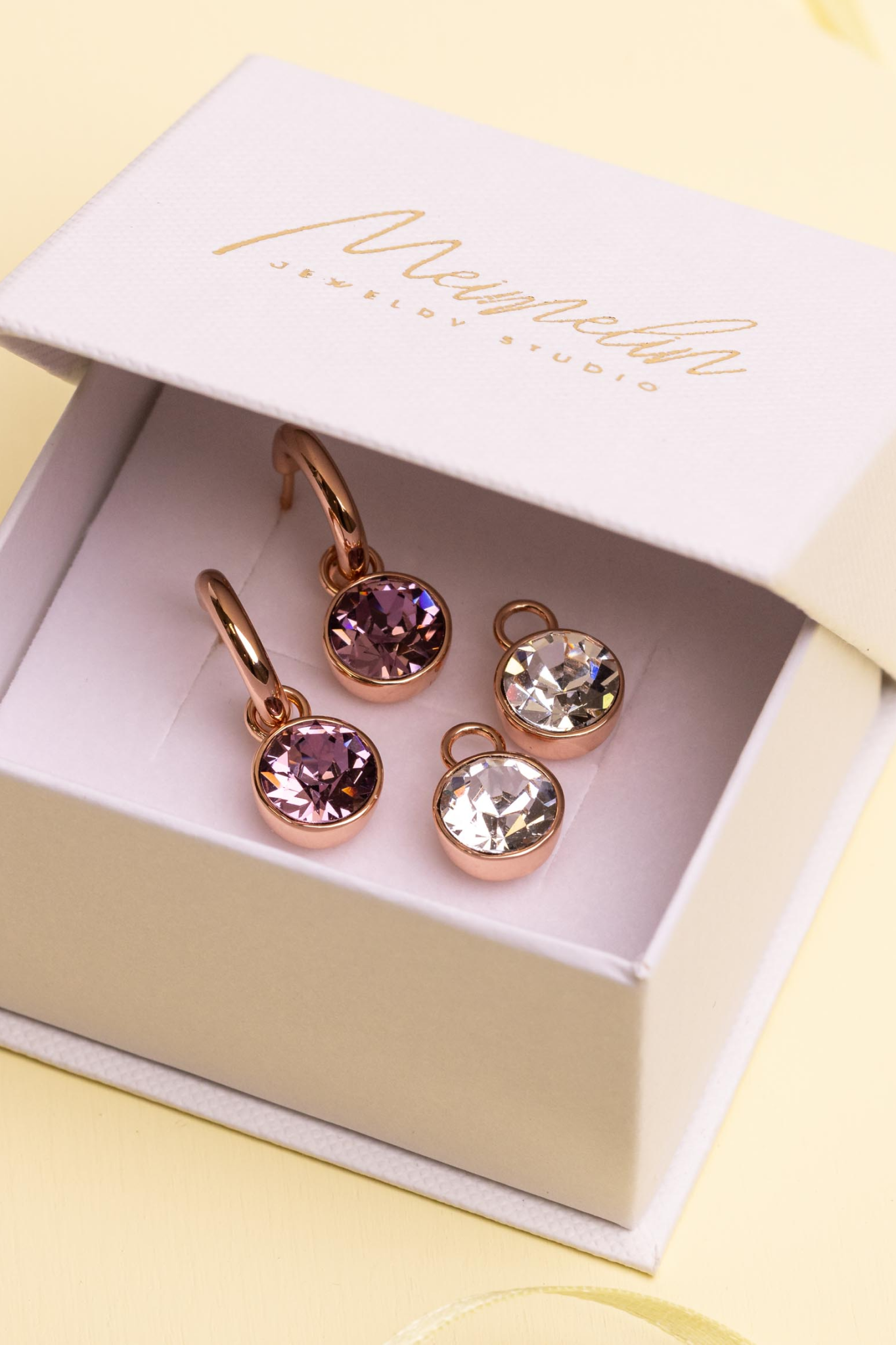 ESME EARRINGS ROSE GOLD