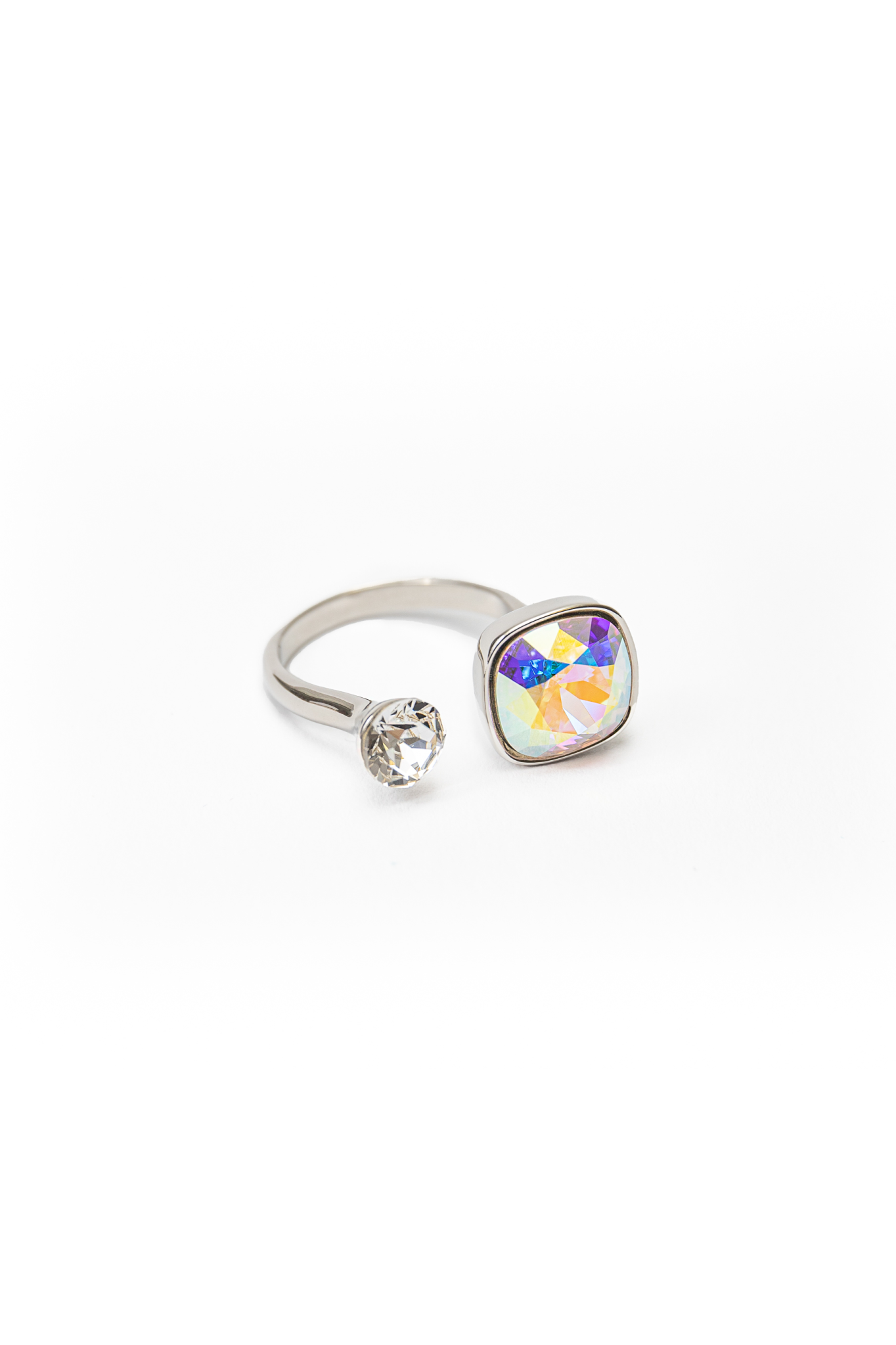 DOUBLE RING SILVER