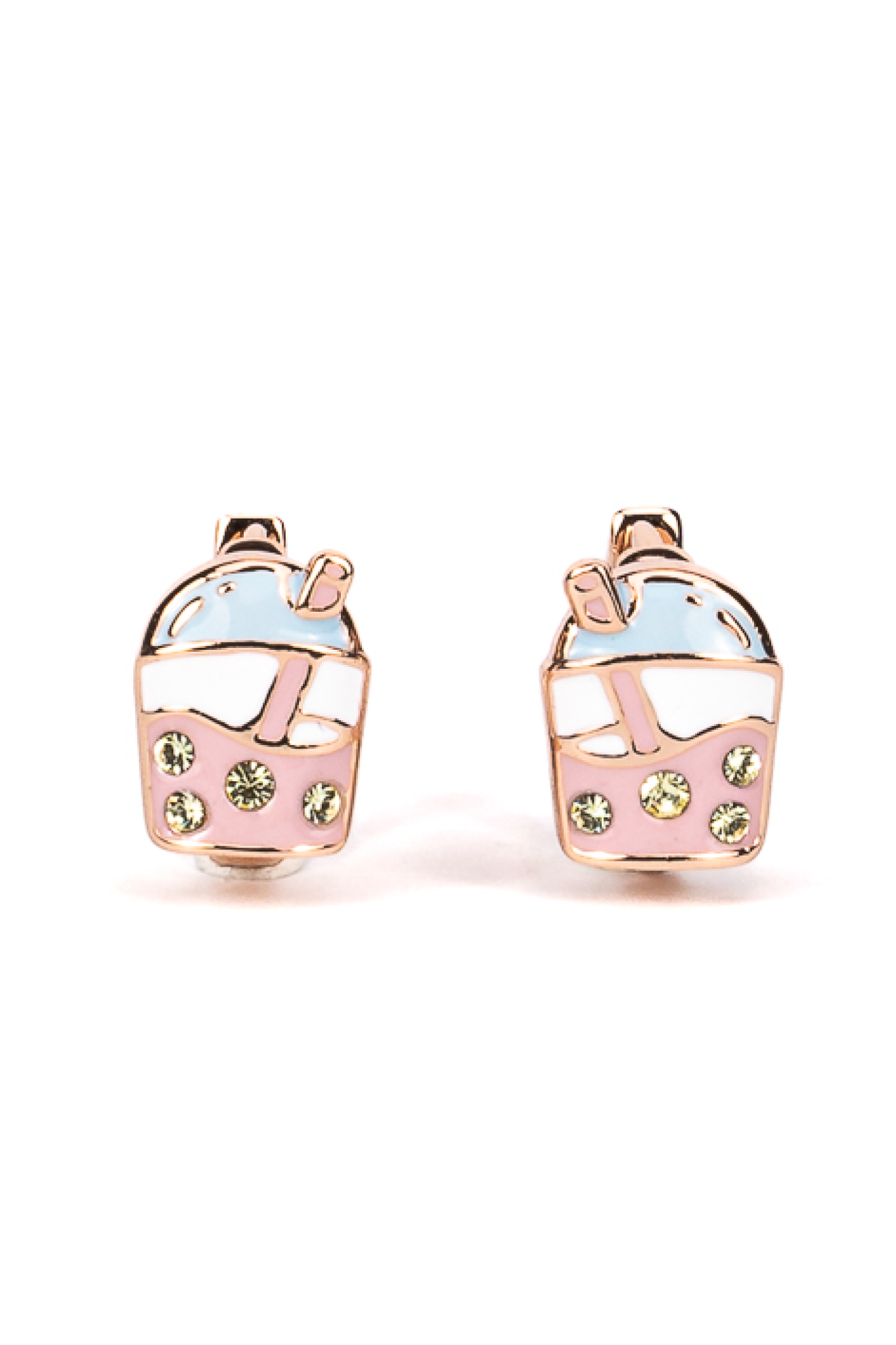 Bubble tea earrings
