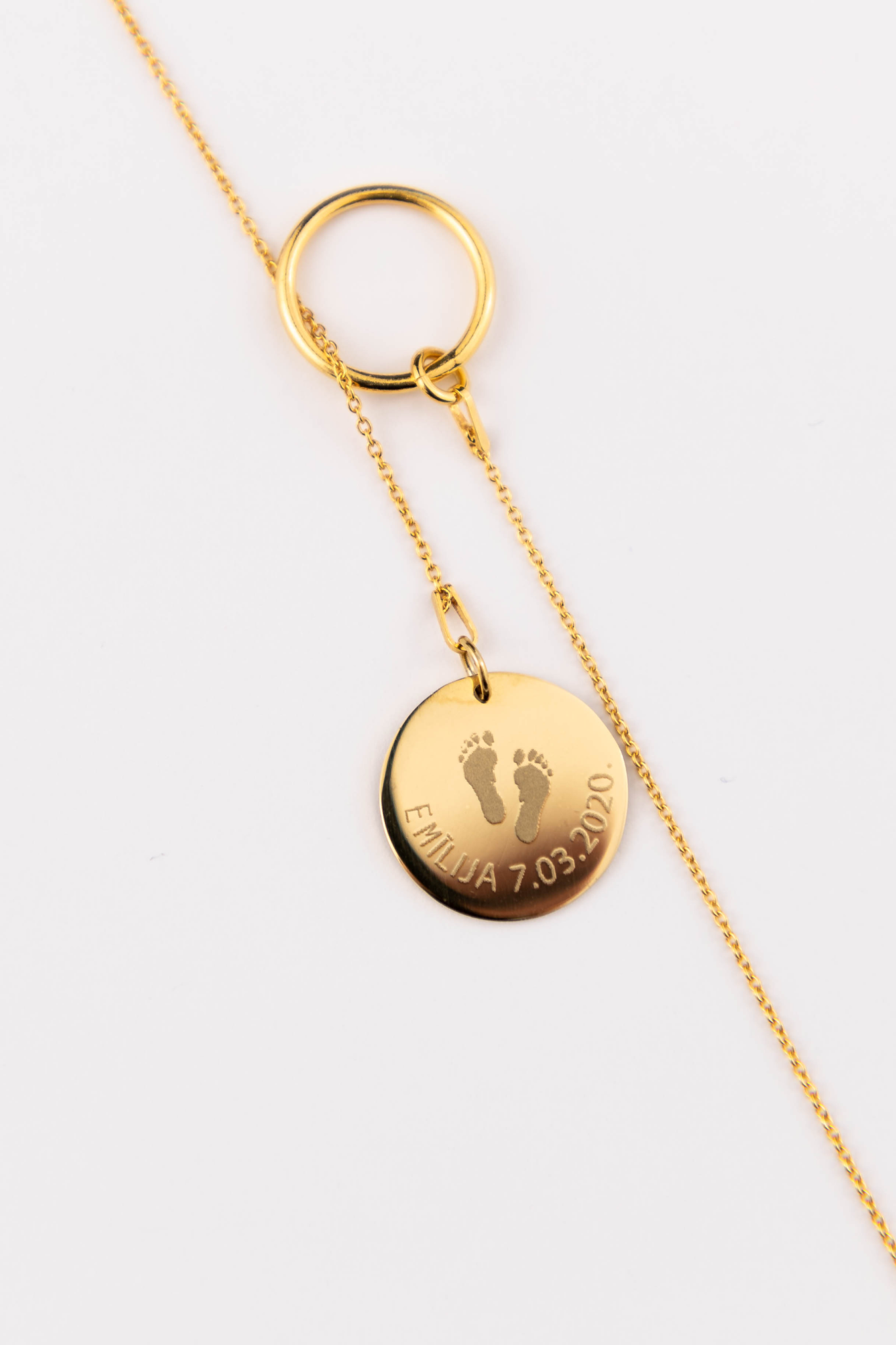 long T necklace kids