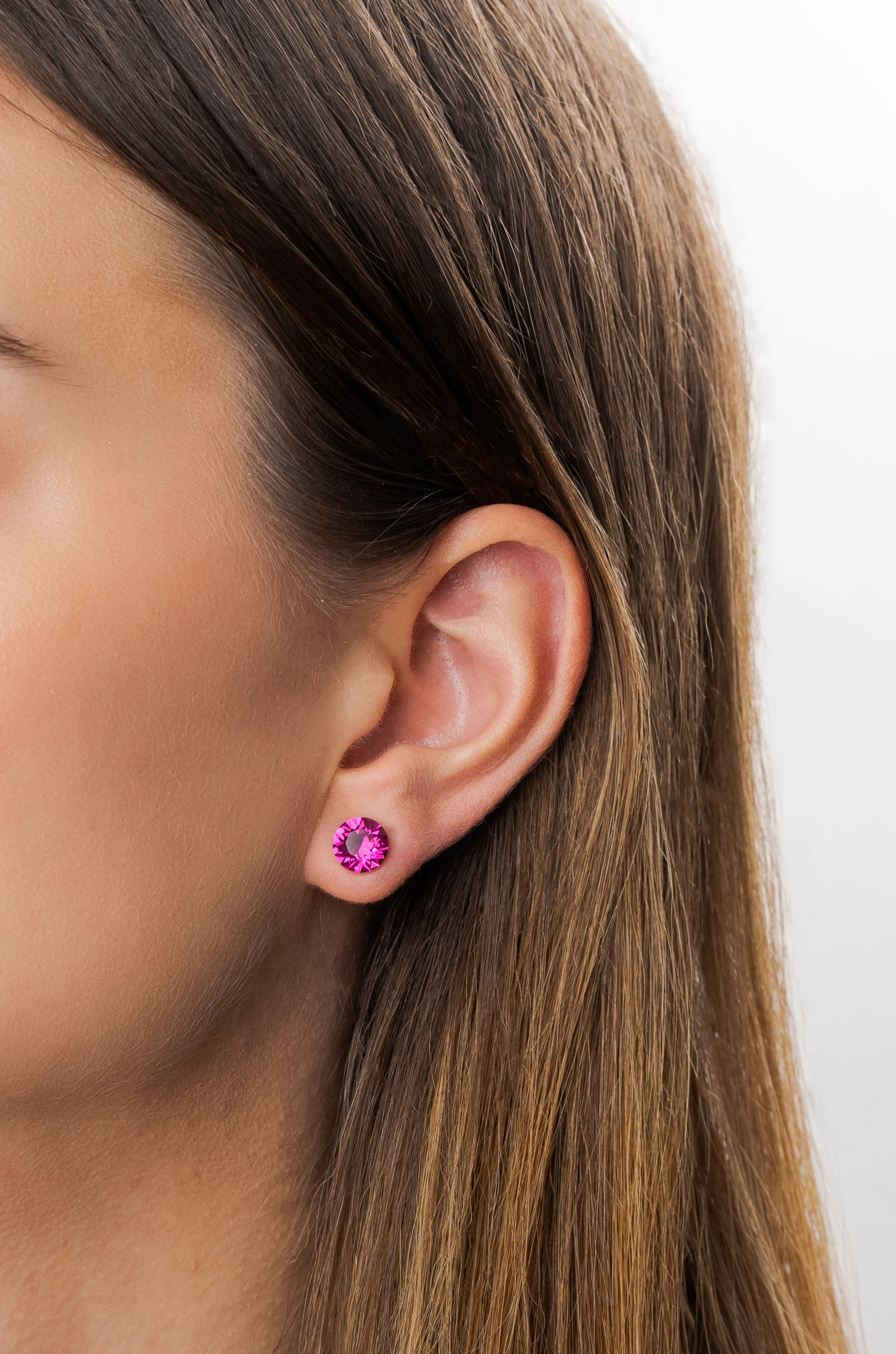 SW Crystal Stud Earrings