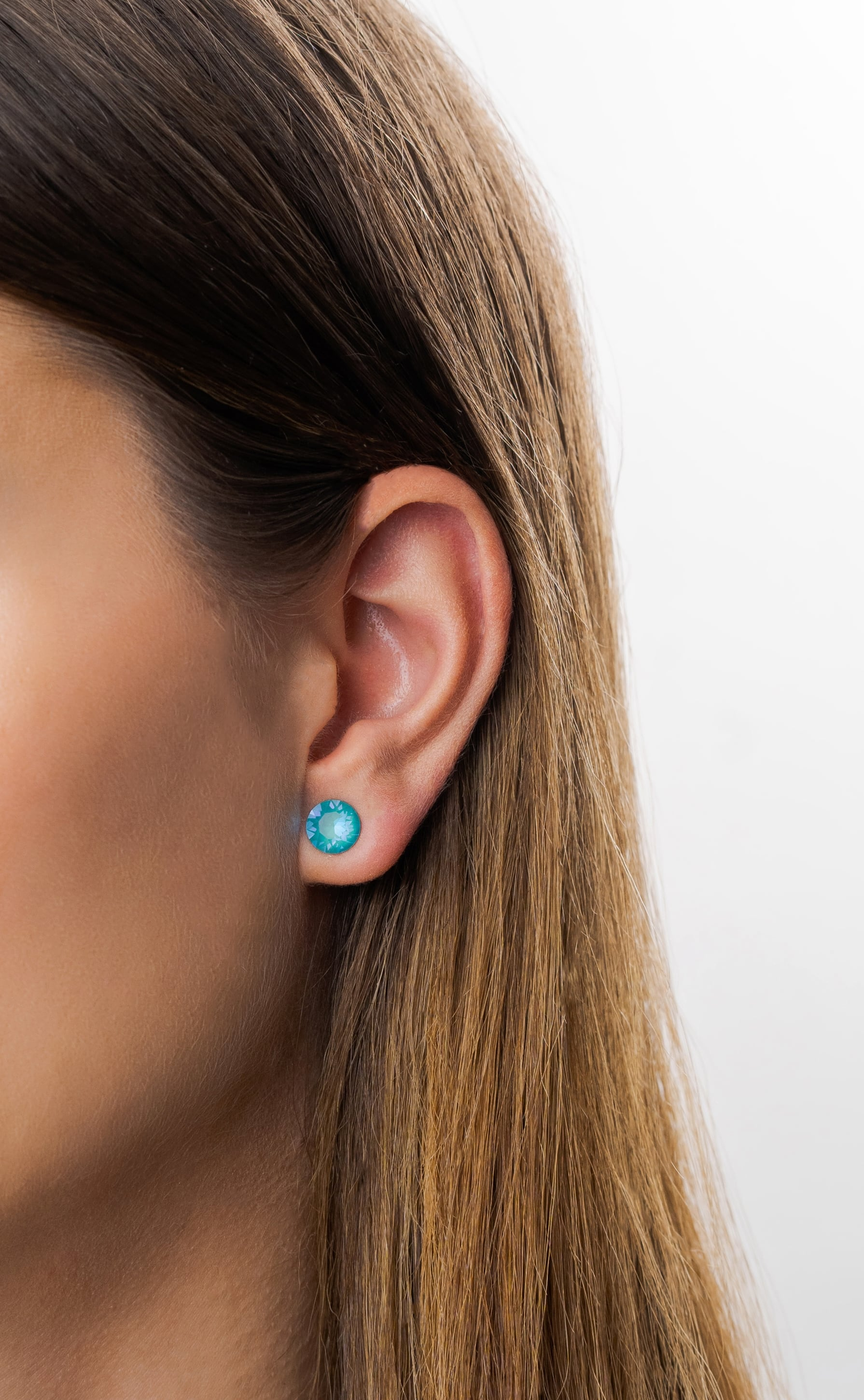 SW Crystal Stud Earrings