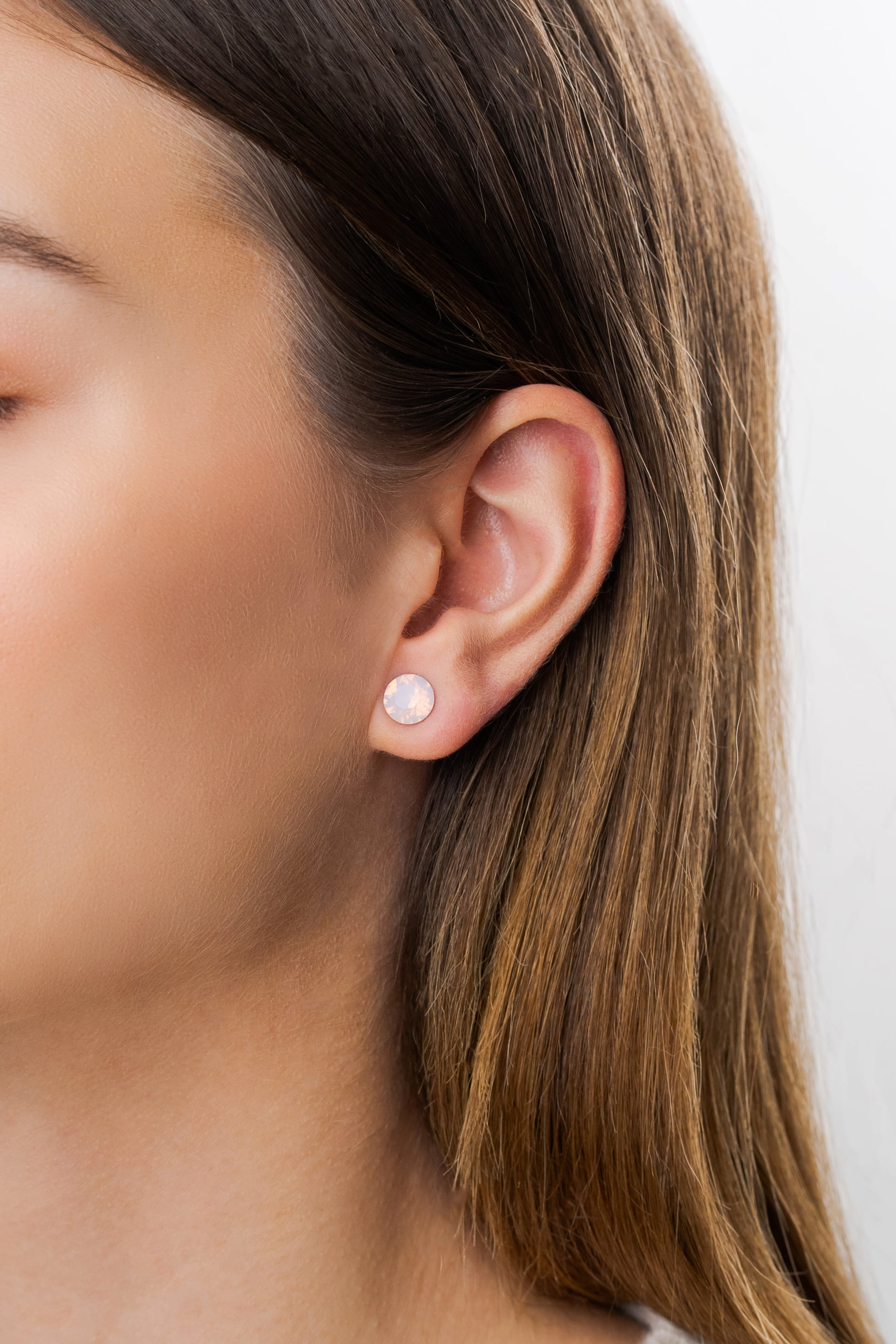SW Crystal Stud Earrings
